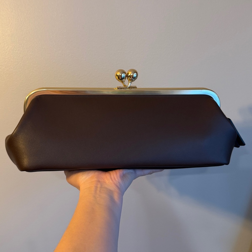 Coach Buy Now Kisslock Frame Bag 30 Maple